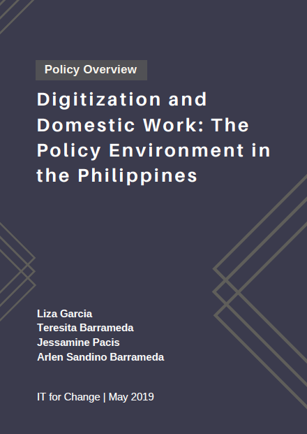 Digitization and domestic work: the policy environment in the Philippines